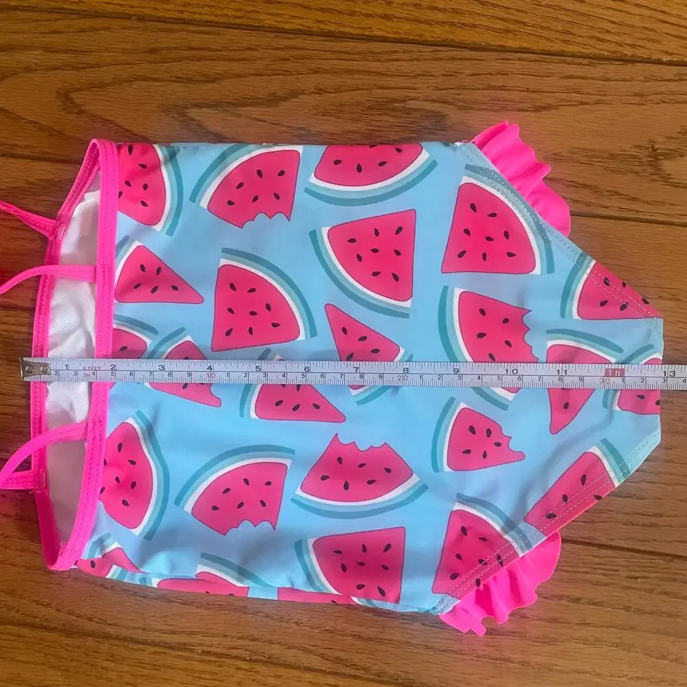Shein Watermelon Print One Piece Swimsuit Sz (90) 24 months
